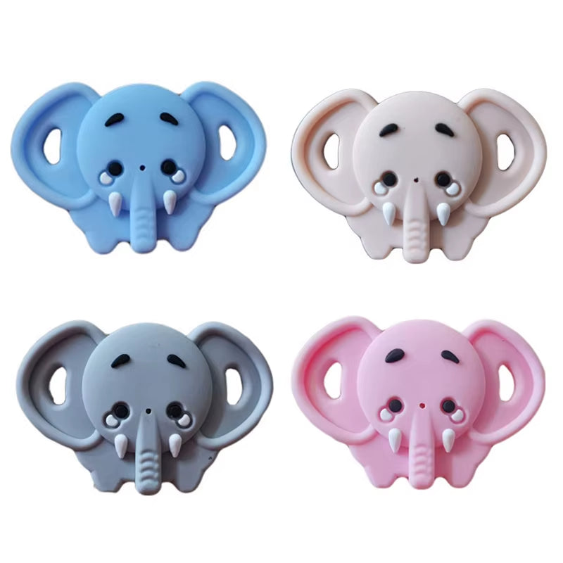 Cartoon Silicone Pacifier Animal Elephant Cute Baby Nipple Bpa Free Toddler Infant Dummy Soother Newborn Christmas Birthday Gift