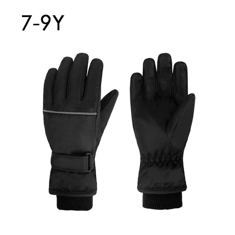 2025 Children Ski Gloves Keep Finger Warm Waterproof Thicken Mittens Winter Snowboard Snow Kids Gloves for Boys Girl Accessories