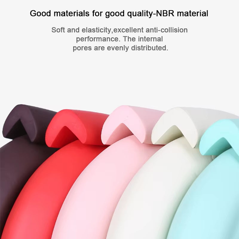 2M Soft Baby Safety Desk Table Edge Guard Strip Security L-Shaped Kids Protection Bumper Edge Angle Home Anti-Collision Strip