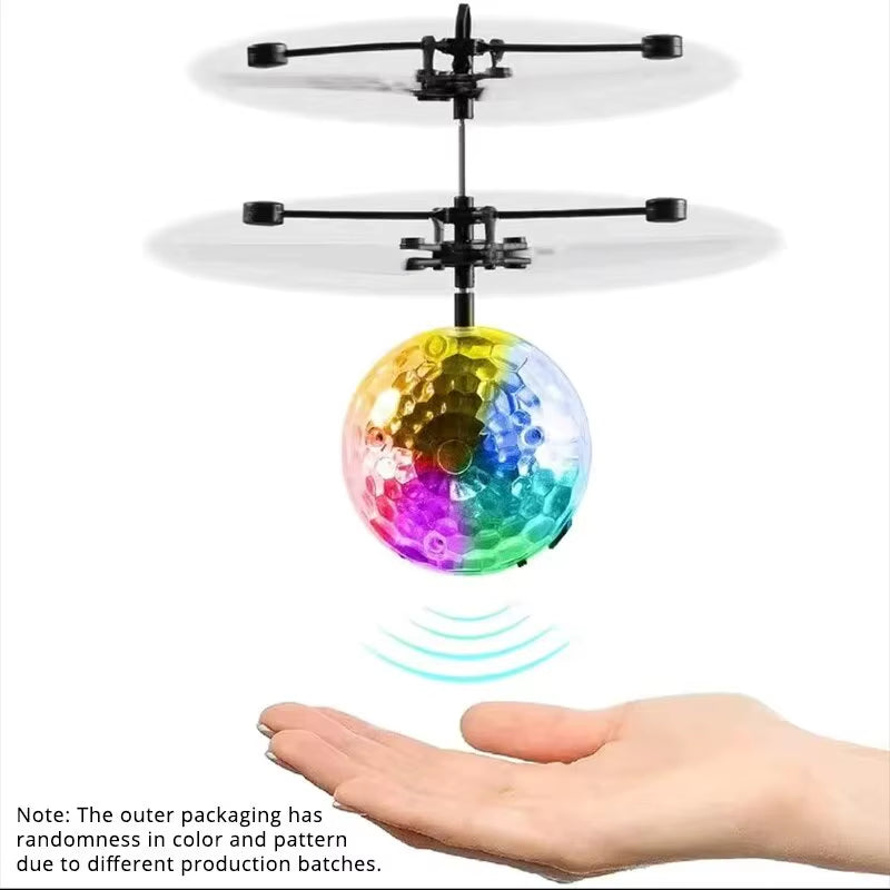 Unique Toy Gesture-Controlled Colorful Luminous Crystal Ball Pendant Children'S Unique Gift Remote-Controlled Sensing Light Ball