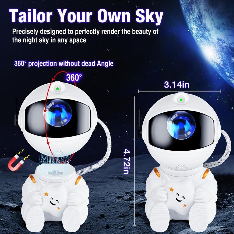 Astronaut Projector,Star Projector Galaxy Light,Night Light,Light Projector for Bedroom,Starry Nebula Ceiling LED Lamp with Remote