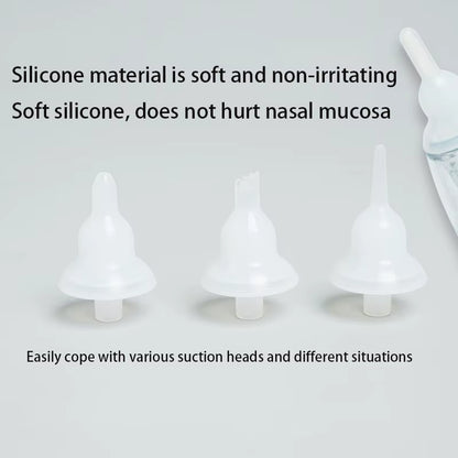 3-In-1 Electric Nasal Aspirator Nasal Washer Electric Newborn Baby and Children'S Nasal Mucus Cleaning Tool Silent Utensils Sets