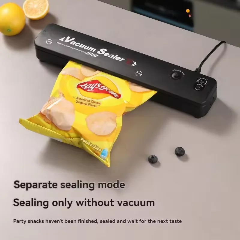 Automatic Packaging Machine Food Vacuum Sealing Machine Portable Household Vacuum Food Sealing Kitchen Helper 220V