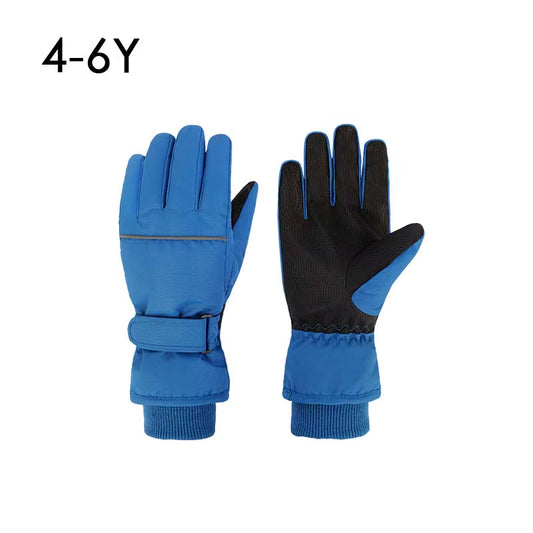 2025 Children Ski Gloves Keep Finger Warm Waterproof Thicken Mittens Winter Snowboard Snow Kids Gloves for Boys Girl Accessories