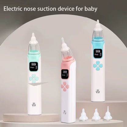 3-In-1 Electric Nasal Aspirator Nasal Washer Electric Newborn Baby and Children'S Nasal Mucus Cleaning Tool Silent Utensils Sets