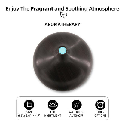 550Ml Wood Grain Essential Oil & Air , Ultrasonic Aroma with 7 Color LED Lights for Stress Relief,Better Sleep & Spa Relaxation, Air Purifier (Includes 6 Premium Oils & Remote) Fragrance Aroma Fragrance Home Humidifiers Diffuser Addict Timer