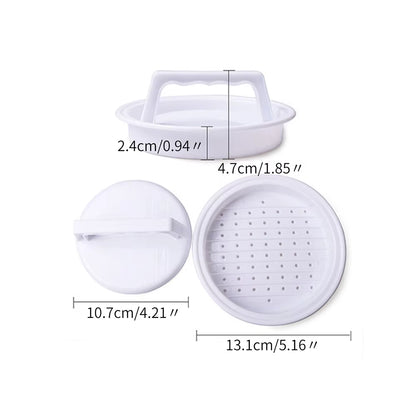 1Pc Hamburger Press Stuffed Burger Press Plastic Meat Grill Party BBQ Burger Maker Mould Hamburger Maker Kitchen Tool