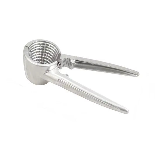 1Pc Silvery Metal Multi Functional Walnut Clip Household Nut Shelling Tools Suitable for Walnuts Chestnuts and Hazelnut